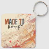 Porte-clés Citation chrétienne inspirée faite pour le culte (Dos)