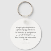 Porte-clés citation d'amour de soi (Recto)