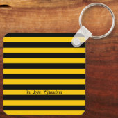 Porte-clés Citation d'amour mignonne Bumble Bee Stripes Motif (Verso)