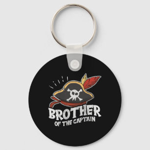 Porte-clés Citation d'anniversaire de pirate pour un frère d'