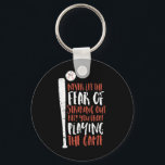 Porte-clés Citation de base-ball motivationnelle inspirée<br><div class="desc">Ne laissez jamais la crainte de vous évincer vous empêche de jouer au jeu. Citation de baseball inspirante et motivante pour inspirer et motiver le joueur de baseball comme vous. Peu importe que vous gagniez ou perdiez. Ce qui compte, c'est que vous essayez de jouer. Tout succès commence par l'échec....</div>