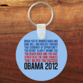 Porte-clés Citation de convention démocratique (Recto)