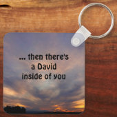 Porte-clés Citation de David et Goliath (Verso)