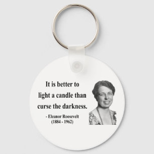 Porte-clés Citation de Eleanor Roosevelt 3b