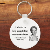 Porte-clés Citation de Eleanor Roosevelt 3b (Recto)