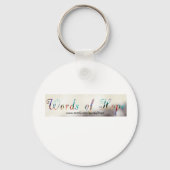 Porte-clés Citation de Feon Davis avec porte - clé de fleurs (Verso)