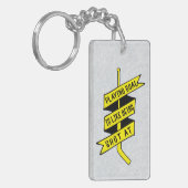 Porte-clés Citation de gardien de hockey sur glace (Devant gauche)