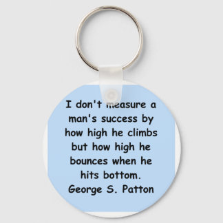 Porte-clés citation de george s patton