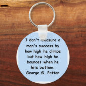 Porte-clés citation de george s patton (Recto)