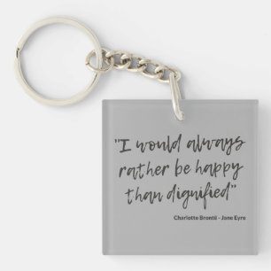 Porte-clés Citation de Jane Eyre I
