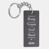 Porte-clés Citation de la sympathie commémorative du cheval (Devant gauche)