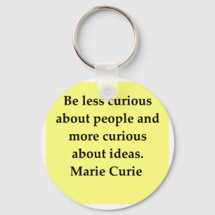 Porte-clés Citation de Madame Curie