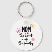 Porte-clés Citation de maman (Recto)