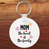 Porte-clés Citation de maman (Recto)