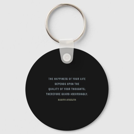 Porte-clés Citation De Marcus Aurelius, Mindset Motivational  (Recto)