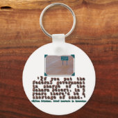 Porte-clés Citation de Milton Friedman : Efficacité du gouver (Recto)