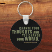 Porte-clés Citation de Norman Vincent Peale (Recto)