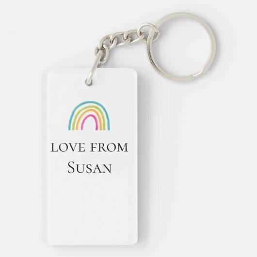 Porte-clés Citation de retraite d'enseignant (Dos)