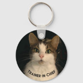 Porte-clés Citation de sport photo motivations bleu (Verso)