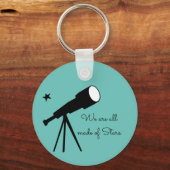 Porte-clés Citation de télescope Stars (Recto)