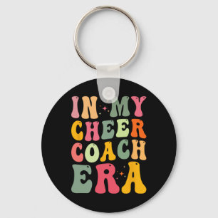 Porte-clés Citation d'entraîneur de cheer - À l'époque de mon