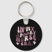 Porte-clés Citation d'infirmière Éffrayante rétro Halloween (Recto)