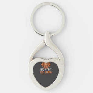 Porte-clés Citation drôle de chien Vizsla n'écoutant pas