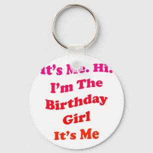 Porte-clés Citation drôle de fille d'anniversaire pour femmes