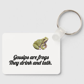 ✨ Porte-clés citation drôle de grenouille commère