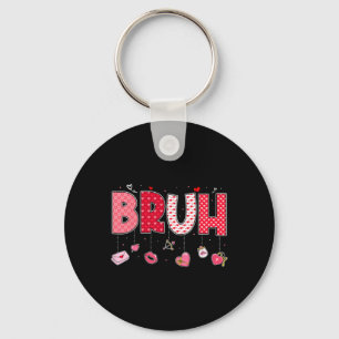 Porte-clés Citation drôle de mème Bruh salutation frère adole