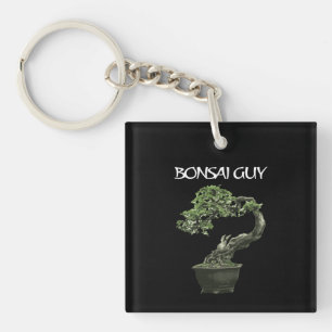Porte-clés Citation drôle de monsieur bonsaï pour les amateur