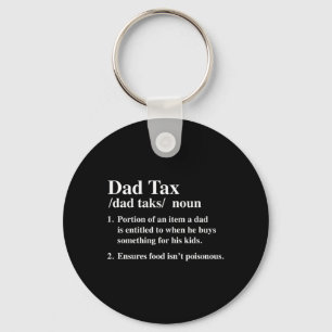 Porte-clés Citation drôle de papa partageant des jeux de mots