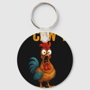 Porte-clés Citation drôle de poulet F-caw-f drôle humour Coq
