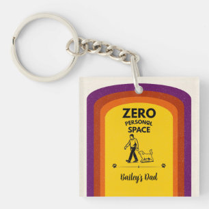 Porte-clés citation drôle pour amateur de chiens s