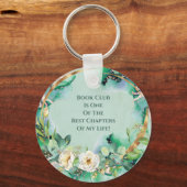 Porte-clés Citation du chapitre White Rose Book Club (Recto)