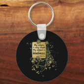 Porte-clés Citation du Dalaï Lama sur la religion (Recto)