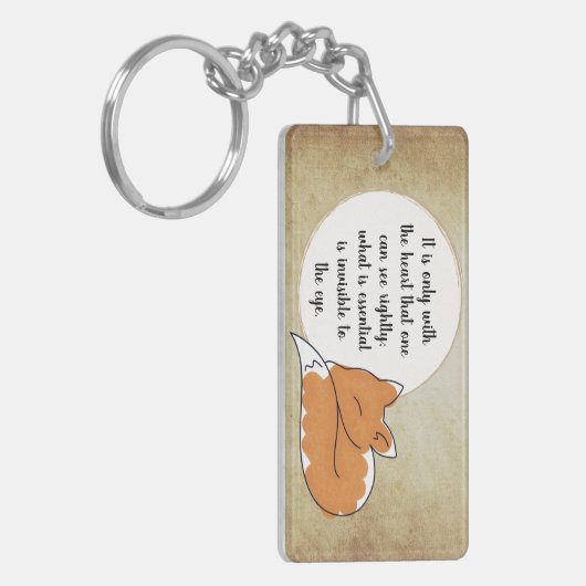 Porte-clés Citation du Petit Prince (Devant gauche)