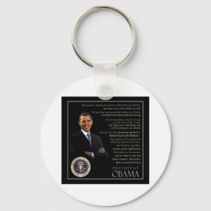 Porte-clés Citation du président Obama