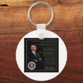 Porte-clés Citation du président Obama (Recto)