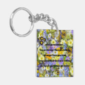 Porte-clés Citation Empath Bravery Positive Encouragement (Devant gauche)