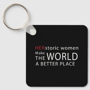 Porte-clés Citation Historique de Femmes Féministes Pun