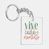 Porte-clés Citation Inspirante "Vive Canada Momento" (Devant gauche)