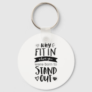 Porte-clés Citation Inspirationnelle Pourquoi S'Ajuster À La 