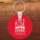 Porte-clés Citation Inspirationnelle Que Nous Augmentons En L (Recto)