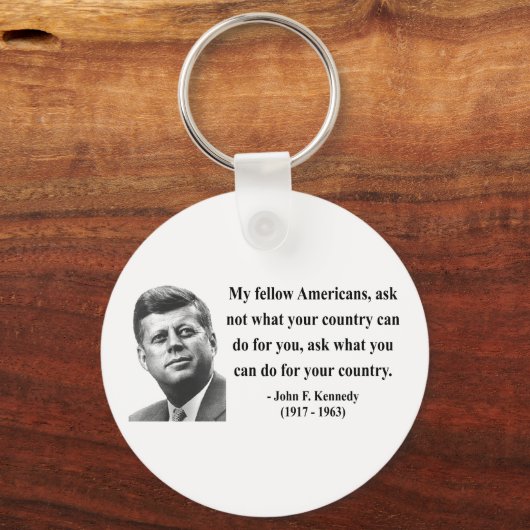 Porte-clés Citation JFK 3b (Recto)