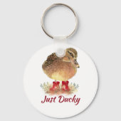 Porte-clés Citation "Just Ducky" (Recto)