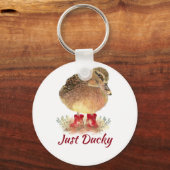 Porte-clés Citation "Just Ducky" (Recto)