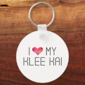 Porte-clés Citation Klee Kai Love (Recto)