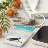 Porte-clés Citation Motivante Continuez Turtle Beach   (Devant droit)