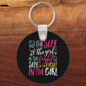 Porte-clés Citation Motivation Inspirationnelle Femme forte (Recto)